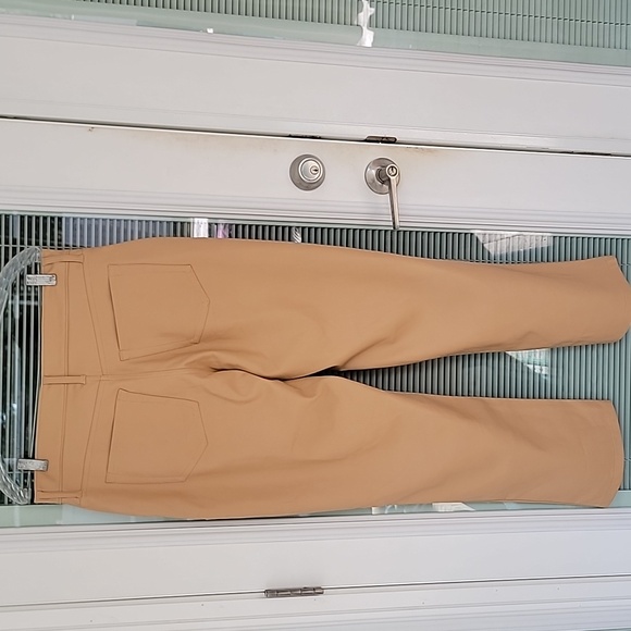 Hollister Faux Leather Tan High-Rise Pants Sz 31R - Picture 5 of 14